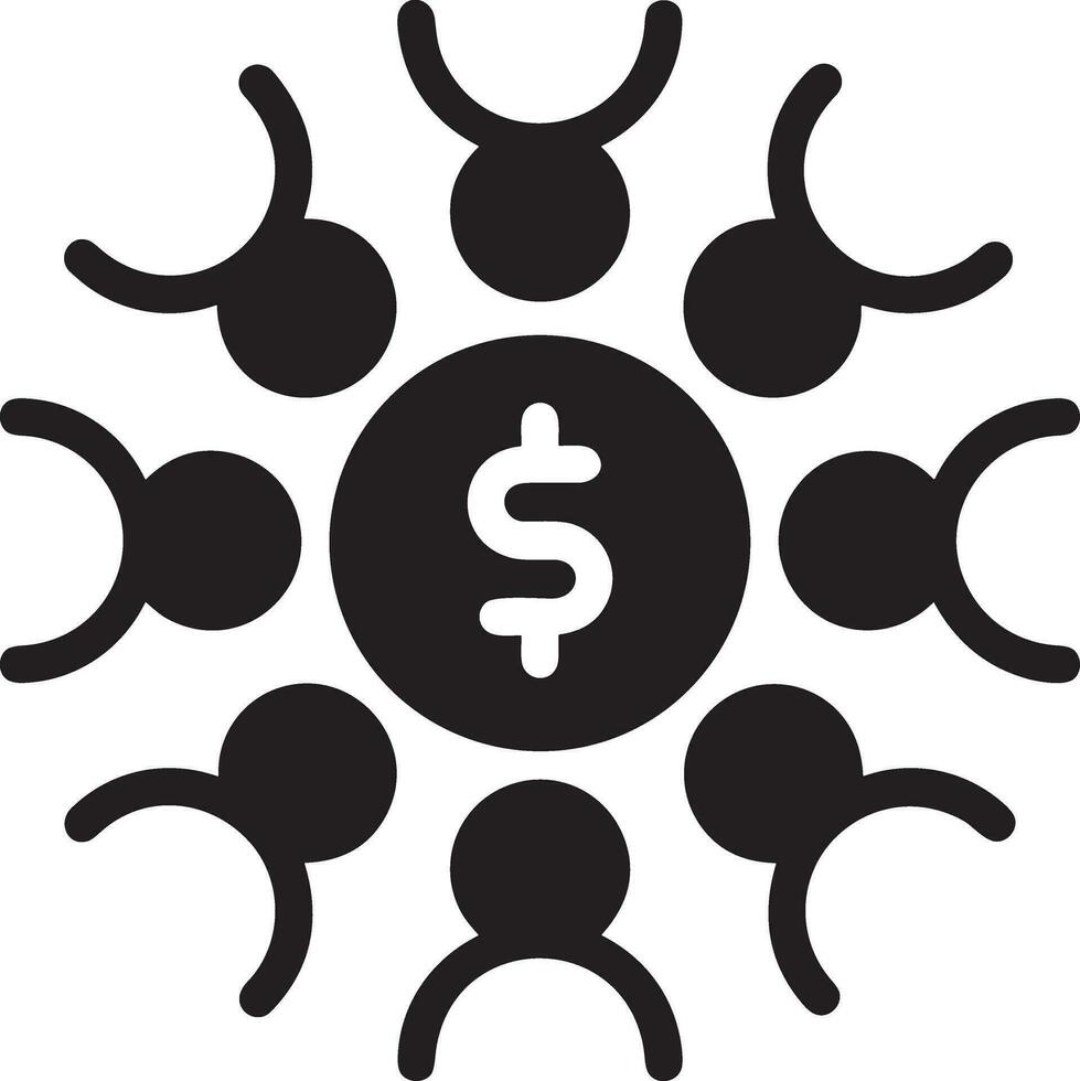 Money exchange payment icon symbol vector image. Illustration of the dollar currency coin graphic design image