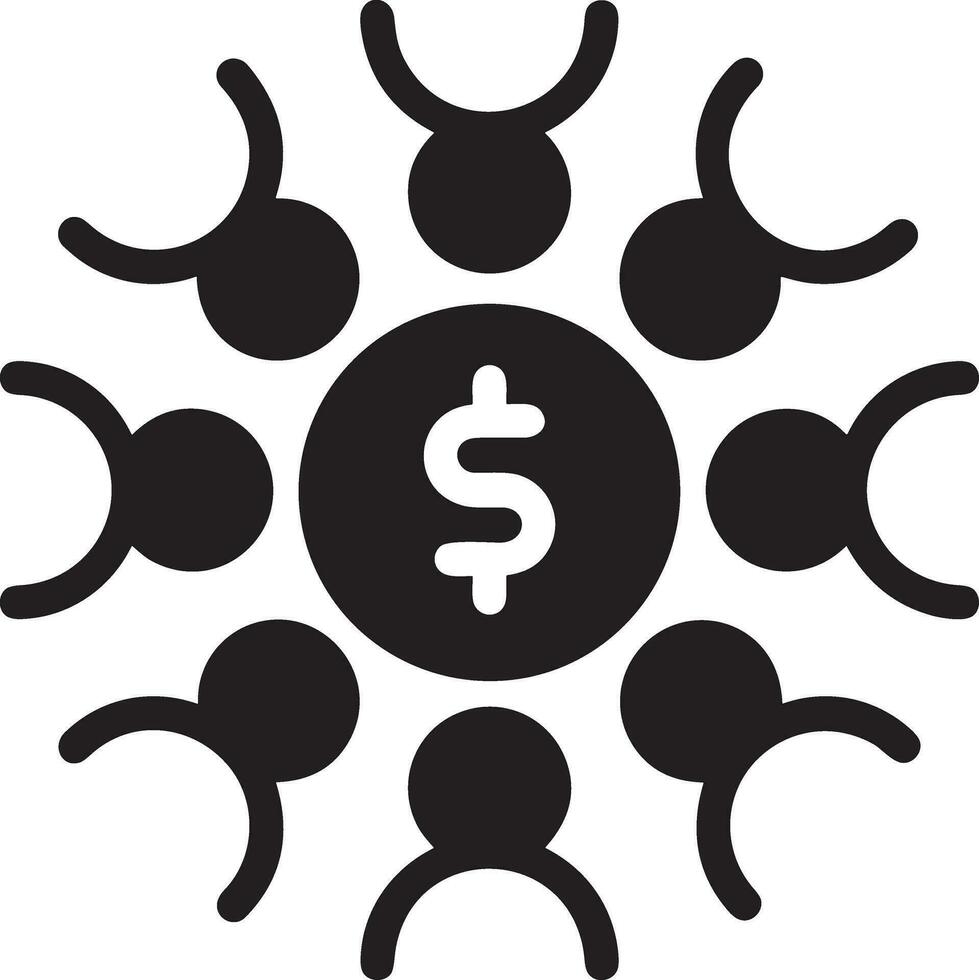 Money exchange payment icon symbol vector image. Illustration of the dollar currency coin graphic design image