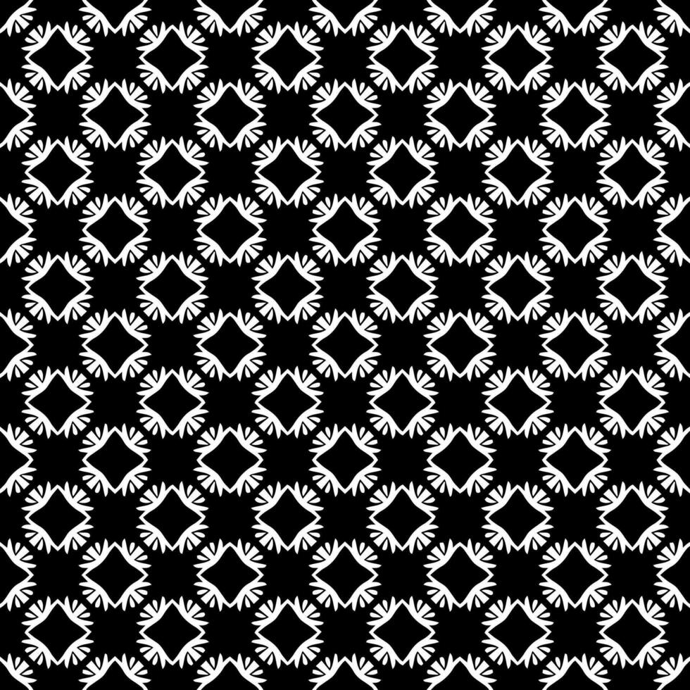 patrón abstracto sin costuras en blanco y negro. fondo y telón de fondo. diseño ornamental en escala de grises. vector