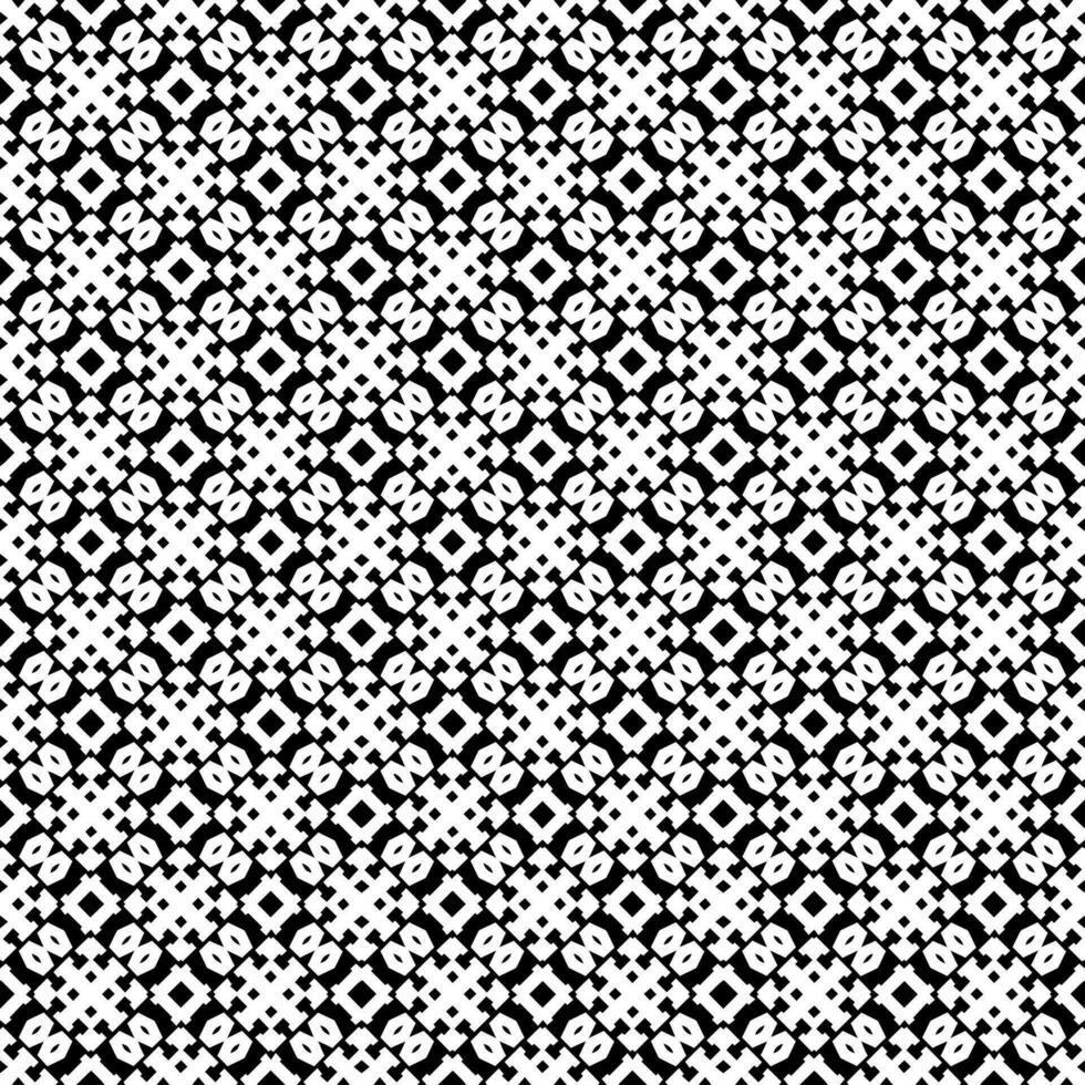 patrón abstracto sin costuras en blanco y negro. fondo y telón de fondo. diseño ornamental en escala de grises. vector