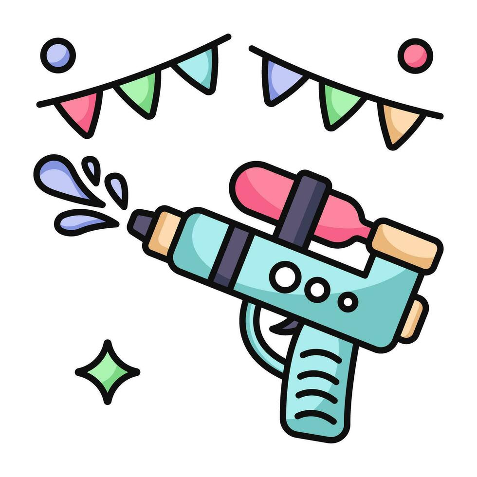 A beautiful design icon of gun vector