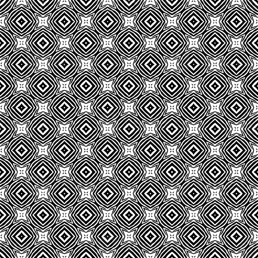 Black seamless abstract pattern. Overlay for background and backdrop. Ornamental design. PNG graphic illustration with transparent background.