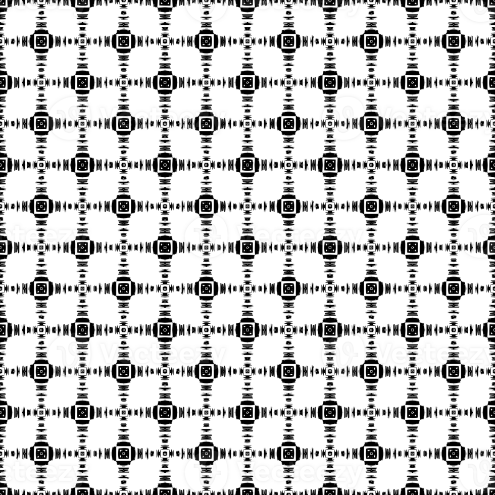 Black seamless abstract pattern. Overlay for background and backdrop. Ornamental design. PNG graphic illustration with transparent background.