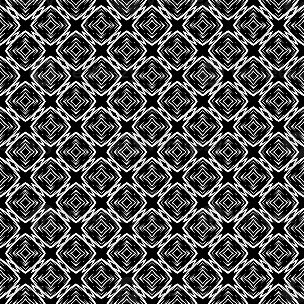 Black seamless abstract pattern. Overlay for background and backdrop. Ornamental design. PNG graphic illustration with transparent background.