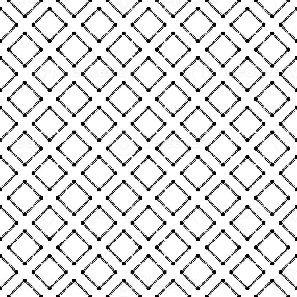 Black seamless abstract pattern. Overlay for background and backdrop. Ornamental design. PNG graphic illustration with transparent background.