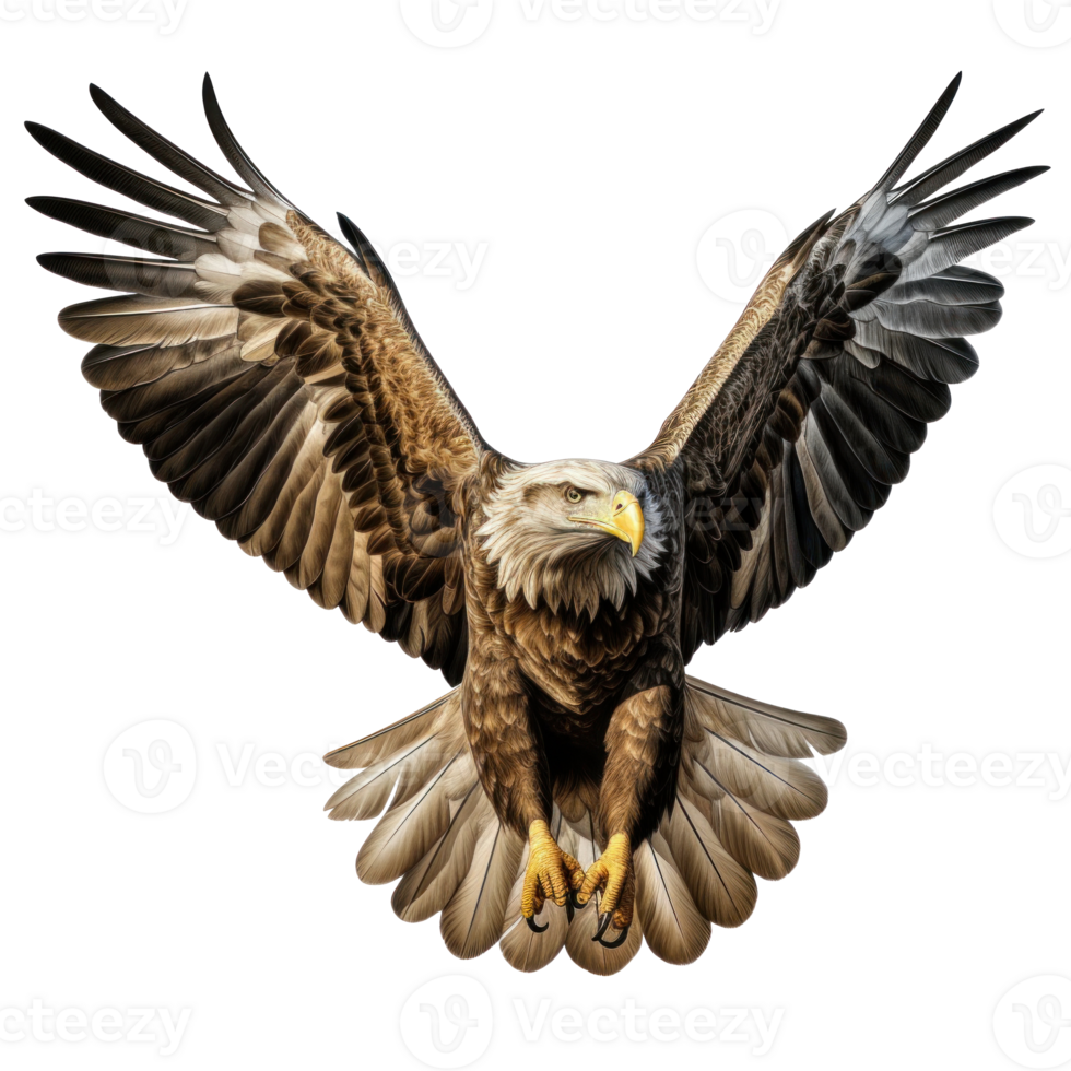 a flying eagle isolated png
