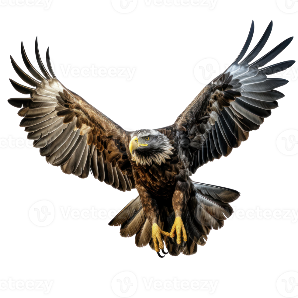 a flying eagle isolated png