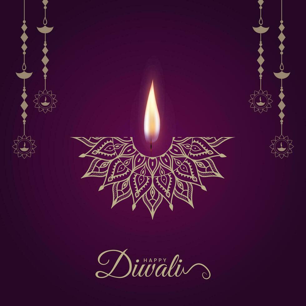Happy Bhai Dooj Typography Social Media Post vector