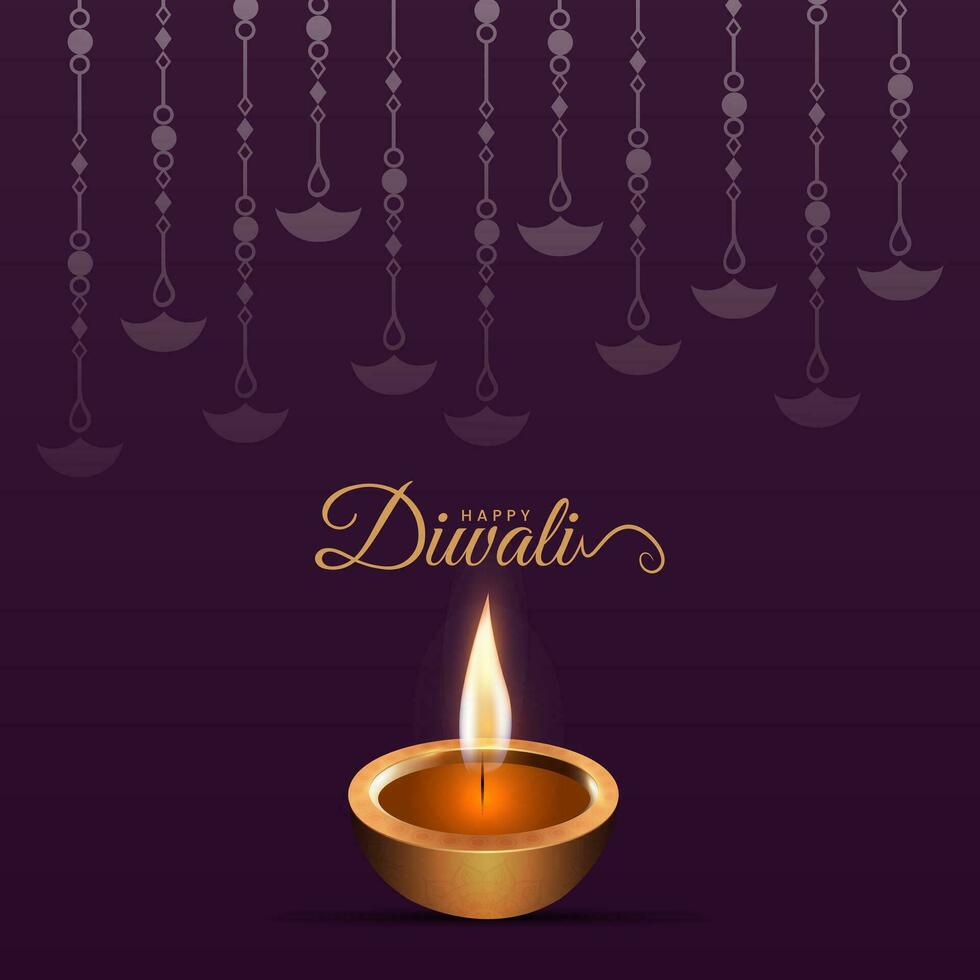 Happy Bhai Dooj Typography Social Media Post vector