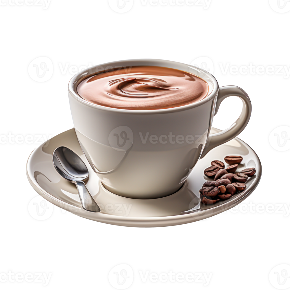 a cup of hot cocoa, isolated png