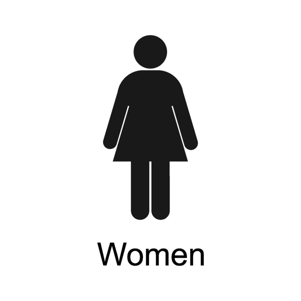 toilet direction icon vector