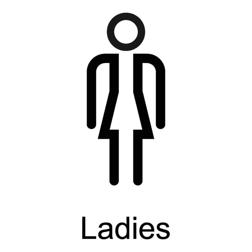 toilet direction icon vector