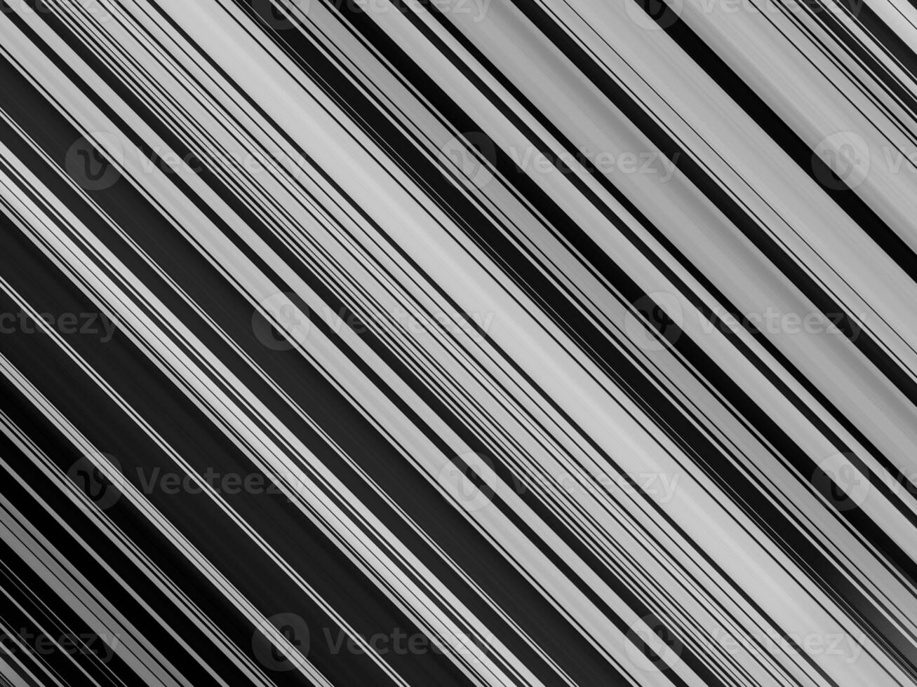 Black and white stripe abstract background. Motion effect. Grayscale fiber texture backdrop and banner. Monochrome gradient pattern and textured wallpaper. photo
