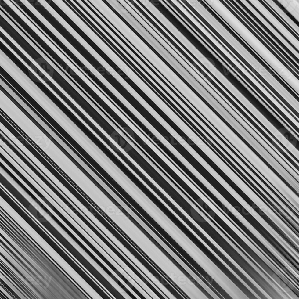 Black and white stripe abstract background. Motion effect. Grayscale fiber texture backdrop and banner. Monochrome gradient pattern and textured wallpaper. photo