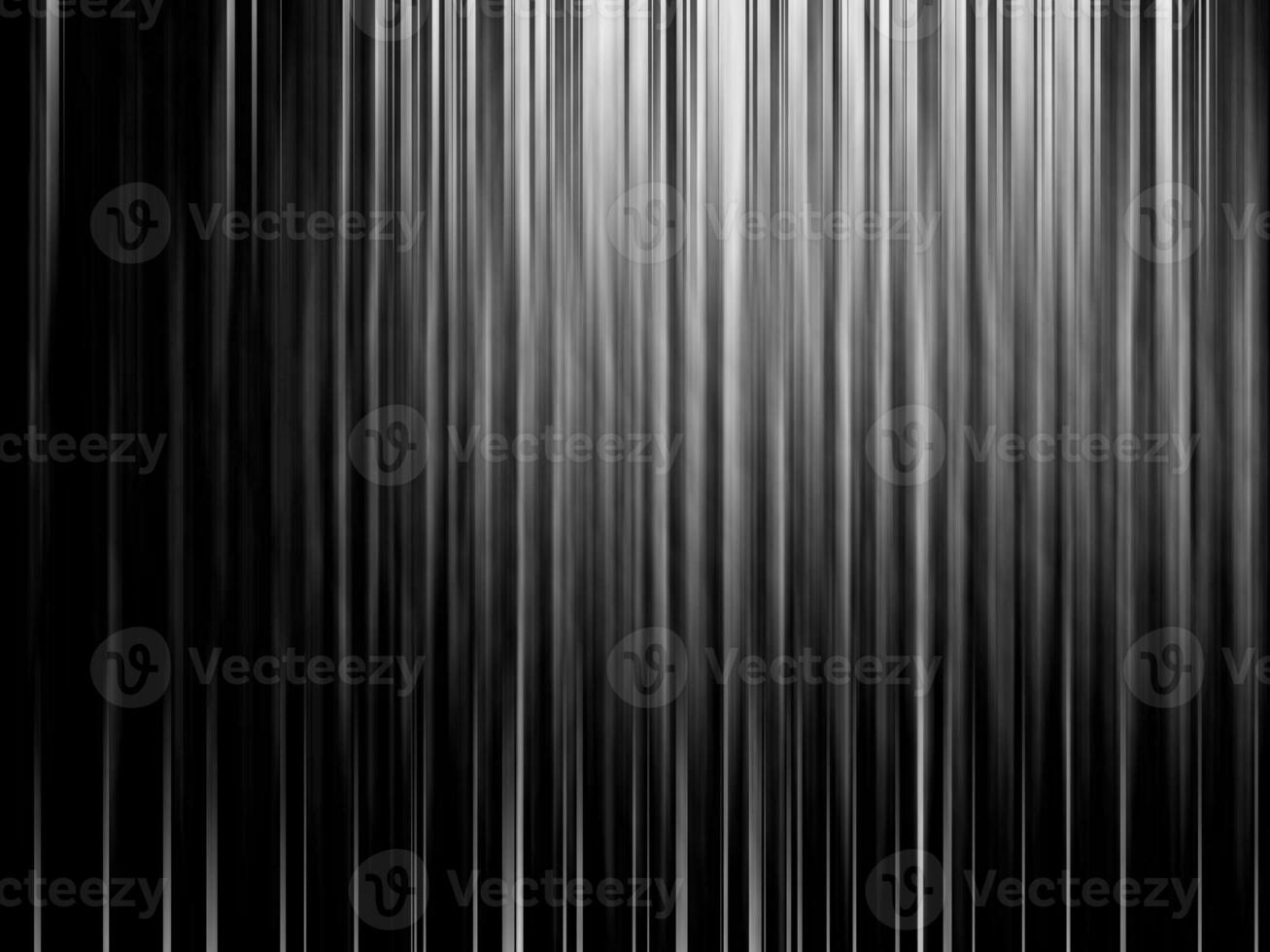 Black and white stripe abstract background. Motion effect. Grayscale fiber texture backdrop and banner. Monochrome gradient pattern and textured wallpaper. photo