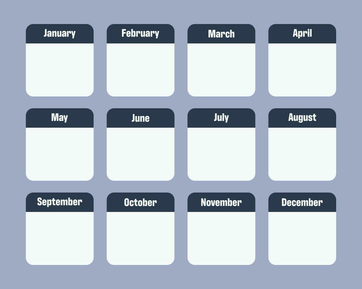 monthly budget planner, blank sticky note template vector