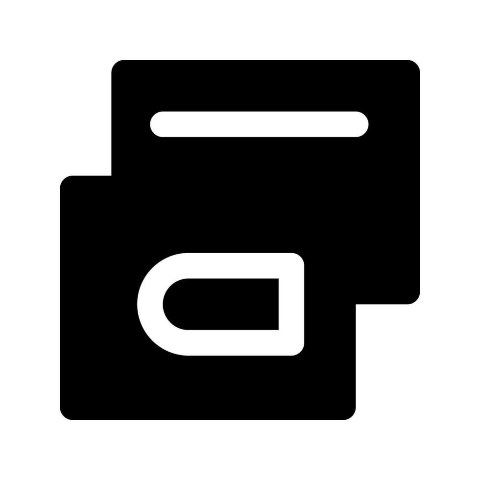 wallet Icon Vector. Flat style black symbol. Pictogram isolated on white. Designed for web and software interfaces. vector