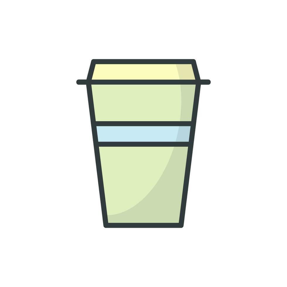 Paper Cup icon vector design templates