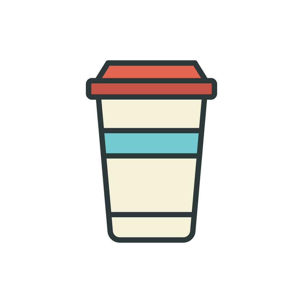 Paper Cup icon vector design templates