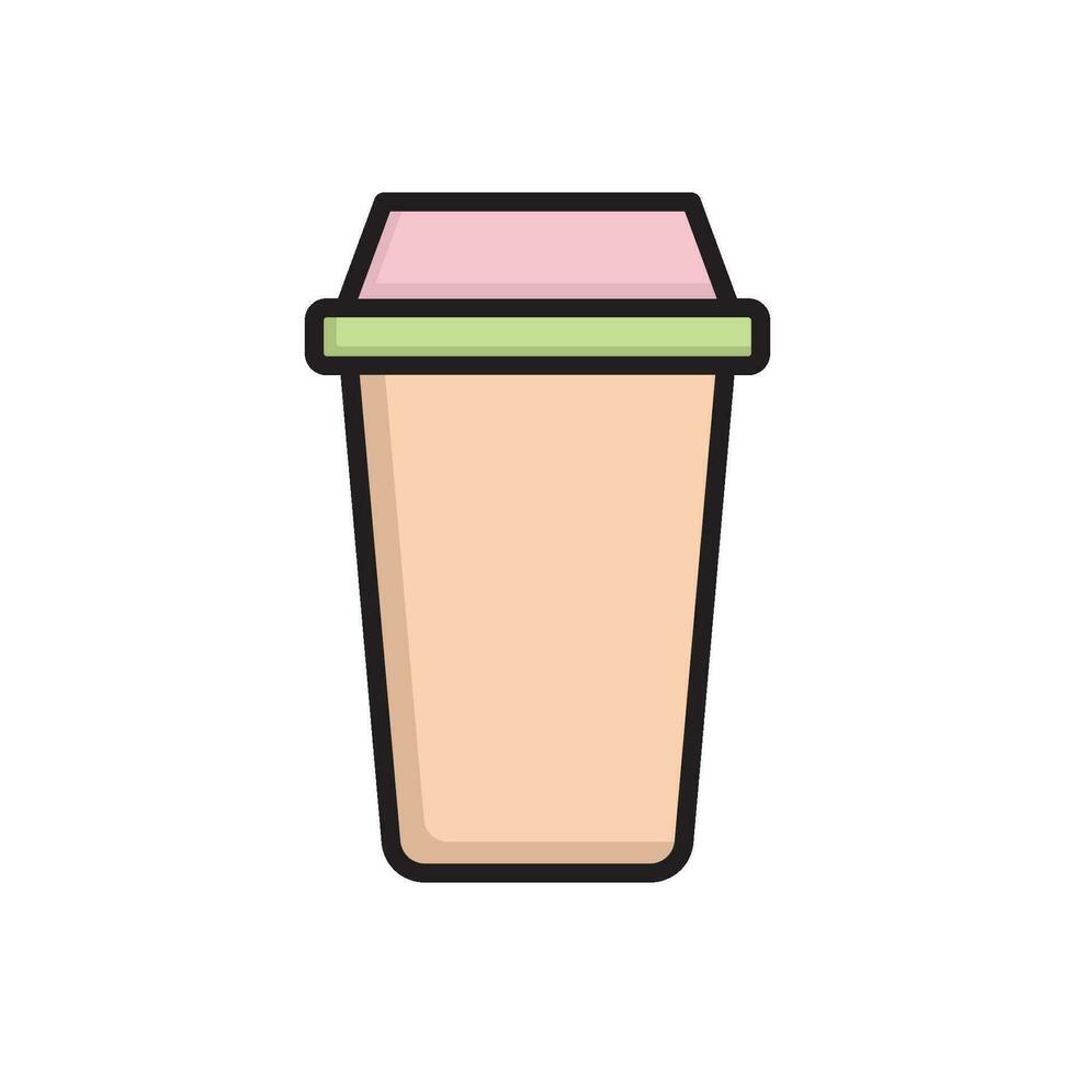 Paper Cup icon vector design templates