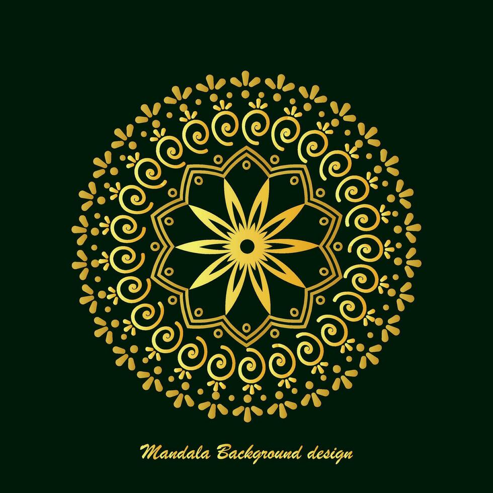 minimalista sencillez islámico mandala antecedentes. indio florido invitación degradado mandala antecedentes. antecedentes ilustración modelo. vector