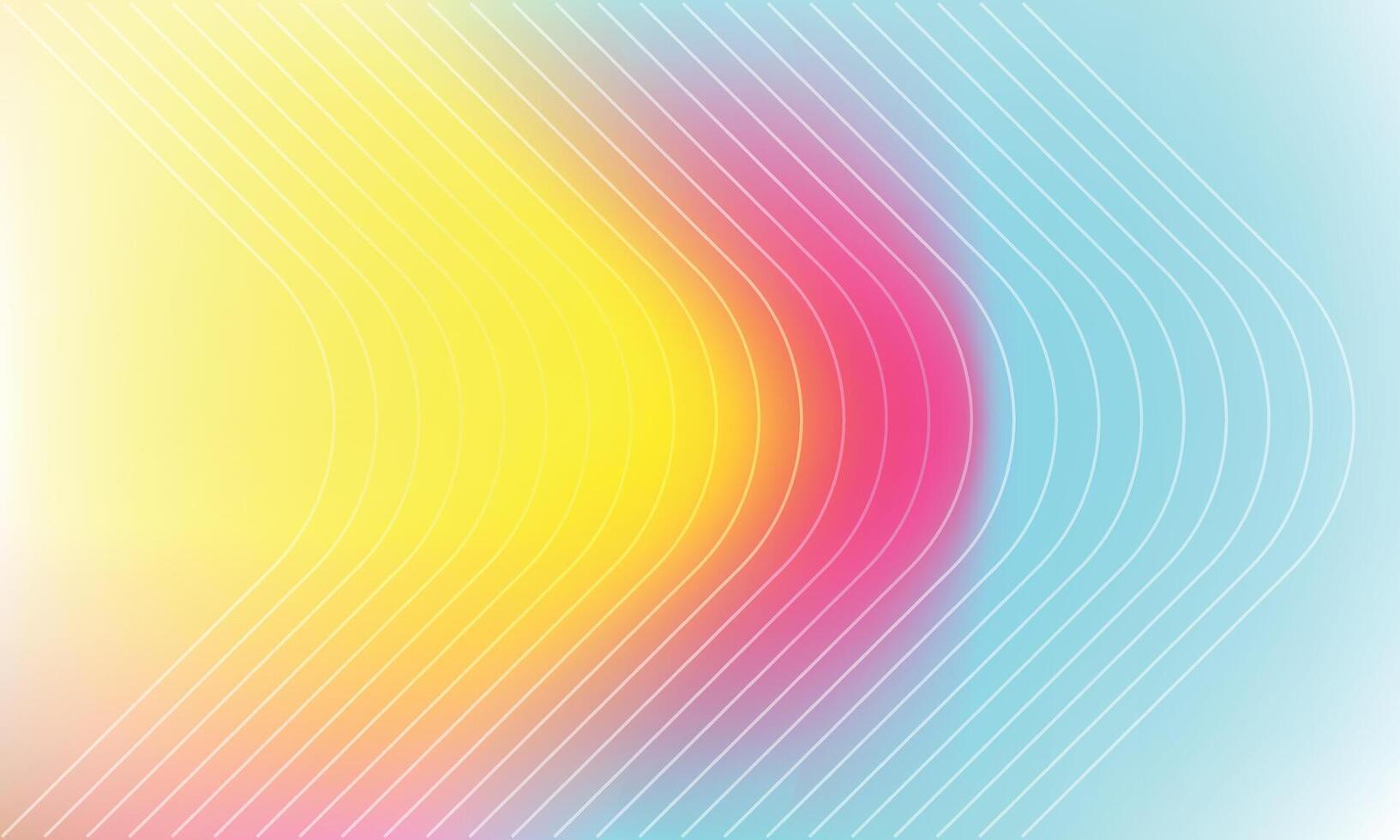 Abstract blurred gradient mesh background in bright rainbow colors vector