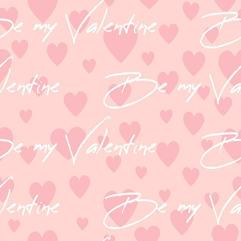 Premium Vector  Pink color valentine seamless pattern collection.