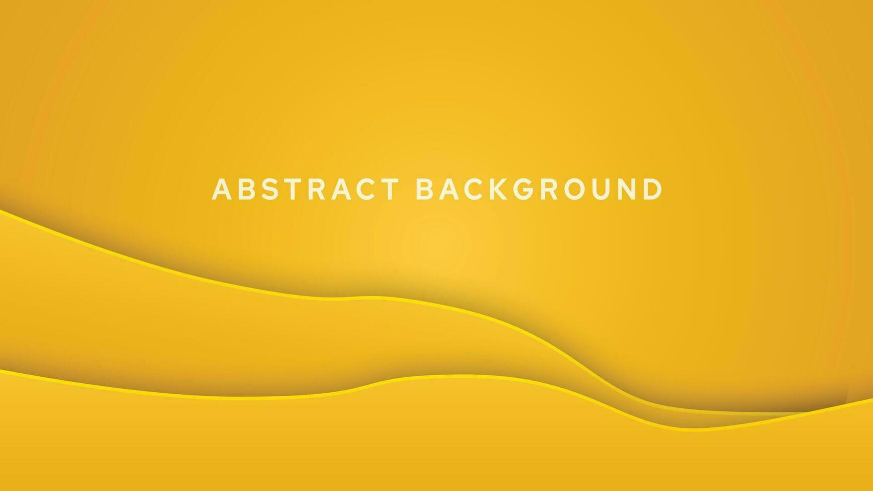 Yellow gradient abstract background with geometric element and liquid shape vector illustration
