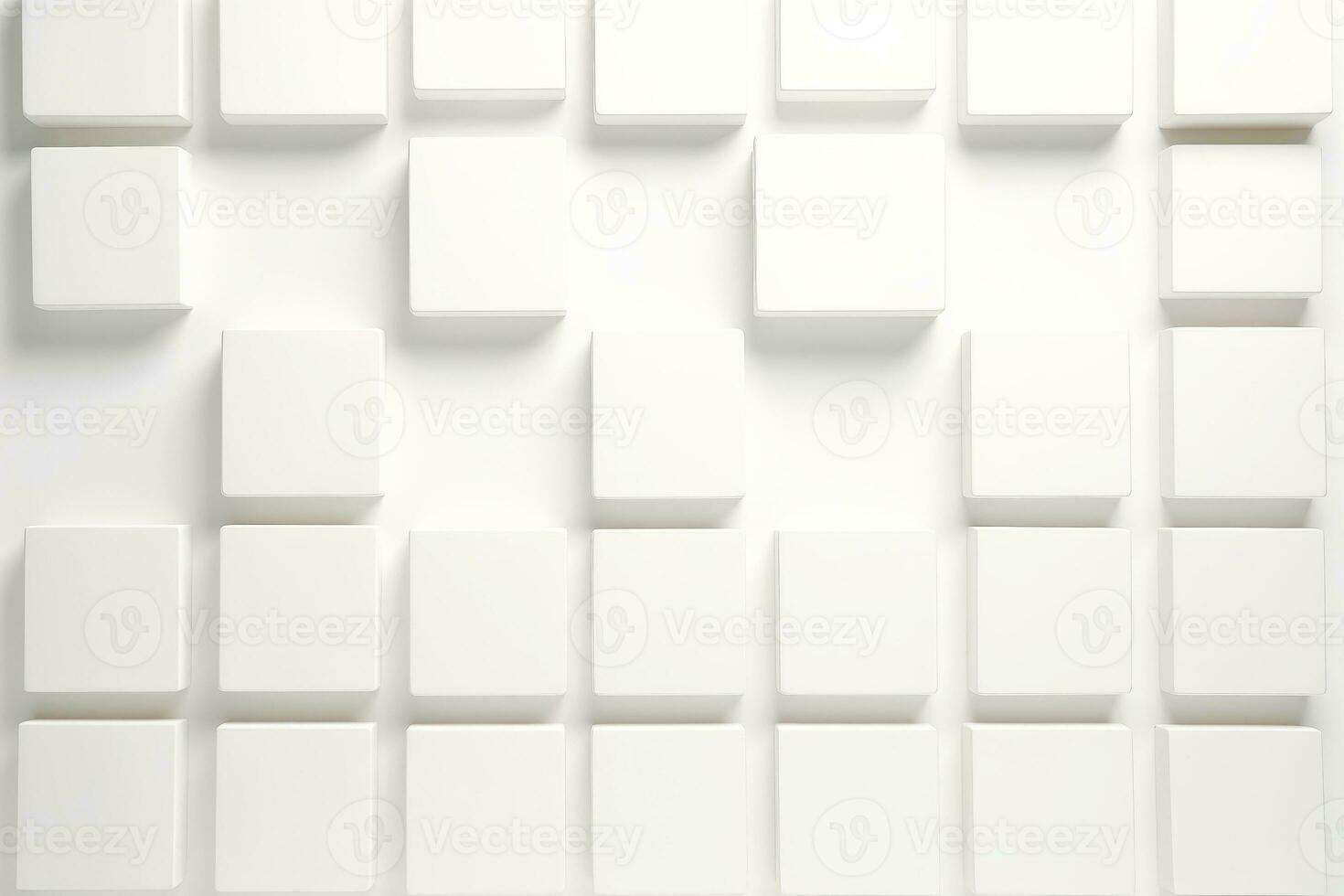 Abstract futuristic architecture background, Minimal technology white backdrop, Generative AI photo
