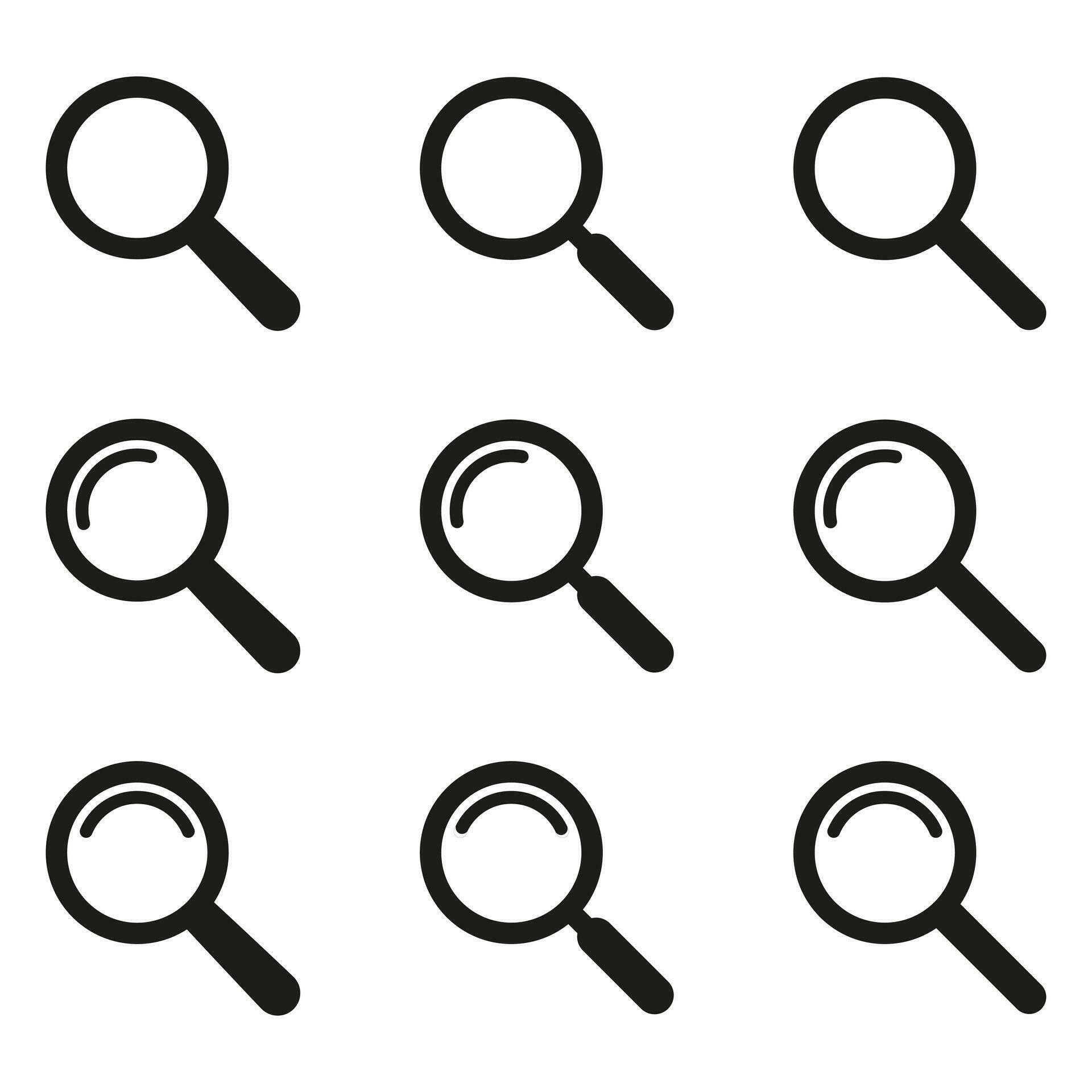 Loupe icon. Magnifying glass icon, magnifier symbol. 33328314 Vector Art at Vecteezy