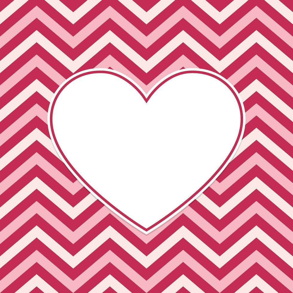 Pink Hearts Geometric Seamless Background Pattern or Texture for wapping paper , cards , invitation , banners and decoration . vector