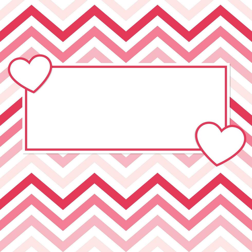 Pink Hearts Geometric Seamless Background , Pattern , Texture for wapping paper , cards , invitation , banners and decoration. vector