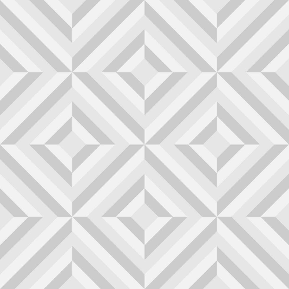 Geometric shape vintage style seamless pattern on white background. vector