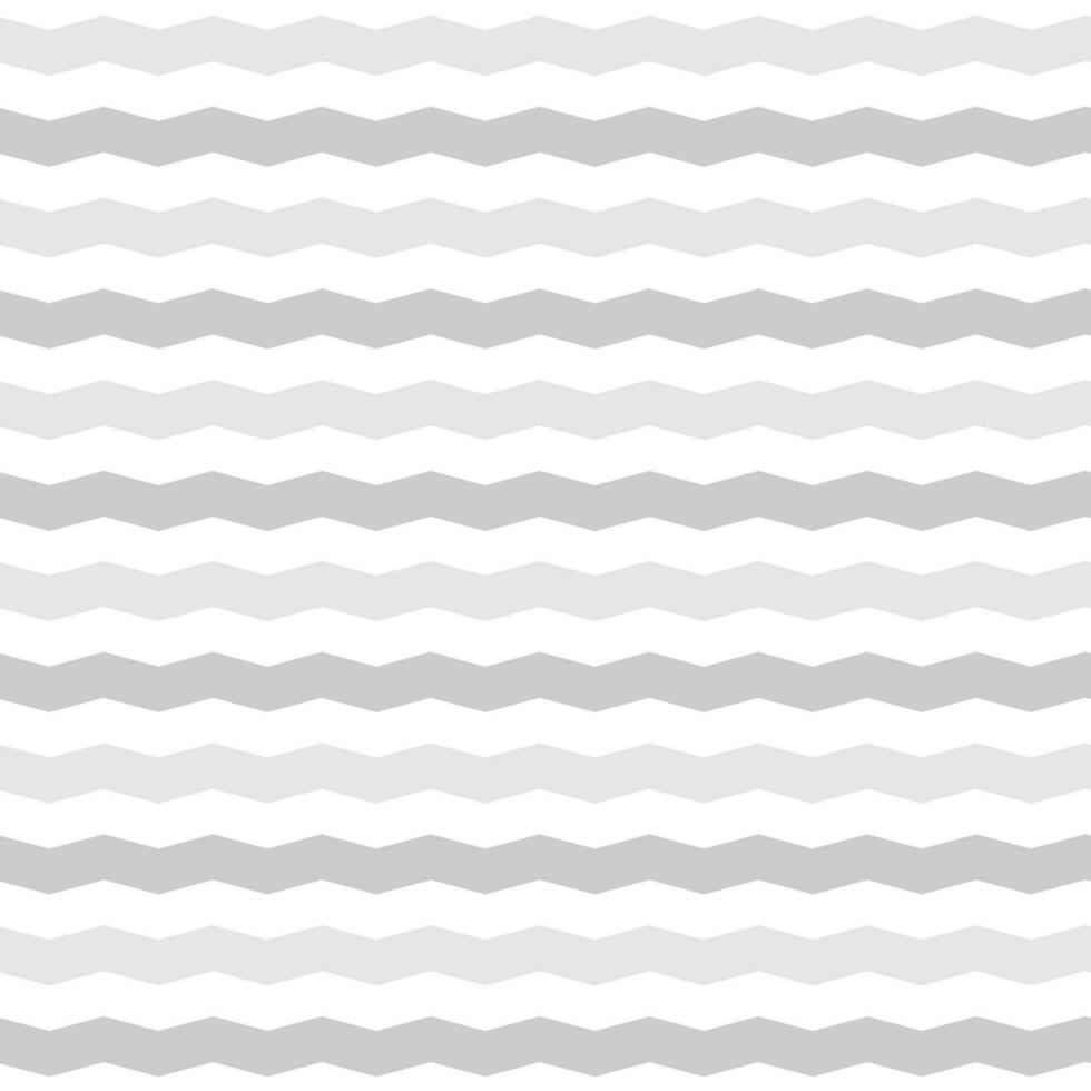 Zigzag gray stripe line seamless pattern on white background. vector