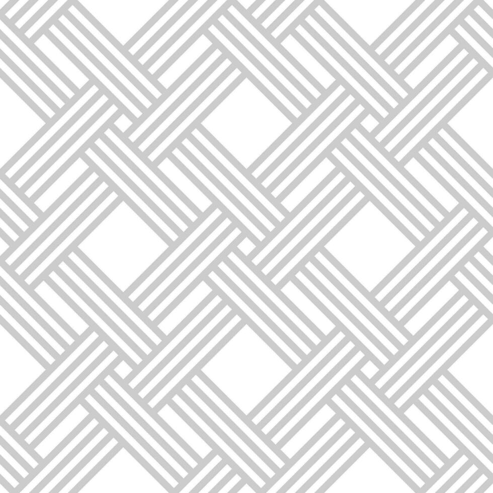 Modern style seamless pattern on white background. vector