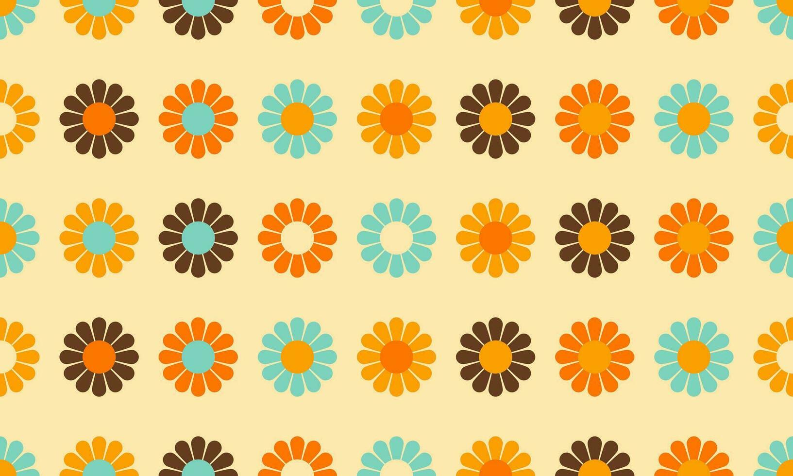 Clásico flores sin costura vector modelo fondo de pantalla antecedentes