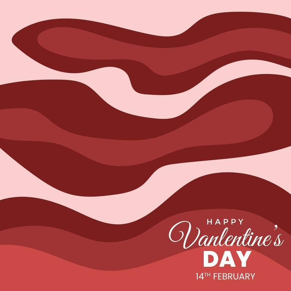 Valentine Day Abstract background with Red rose Color vector