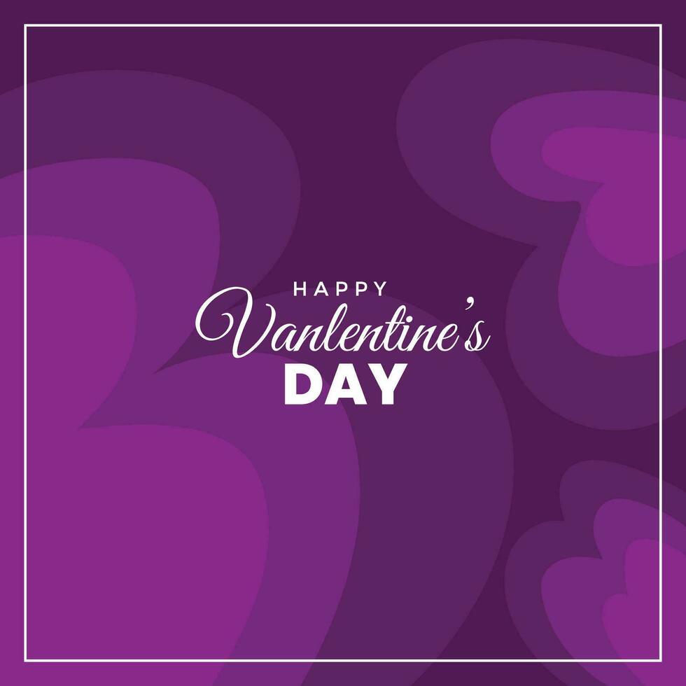 Valentine Day Abstract background with purple Color vector