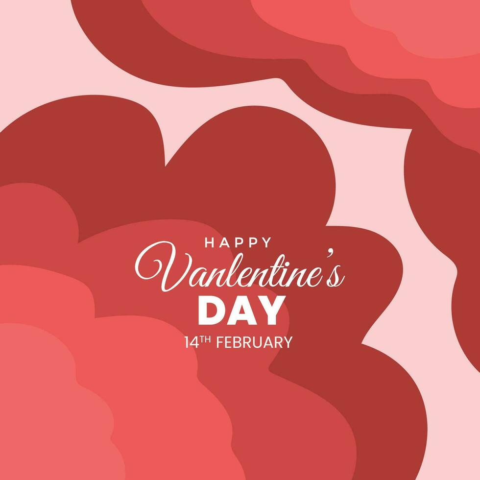 Valentine Day Abstract background with Red rose Color vector