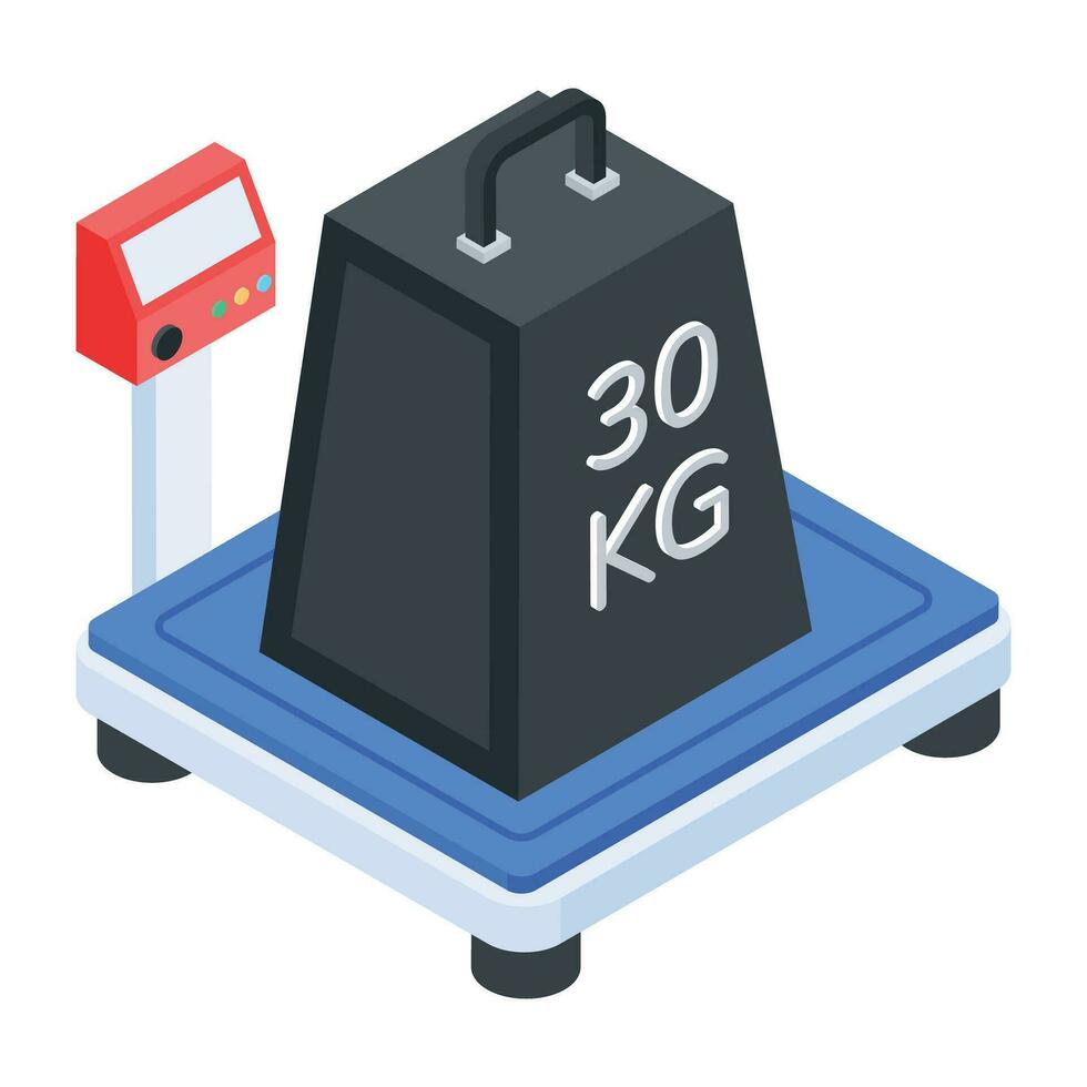 Modern Collection of Delivery Services Isometric Icon vector