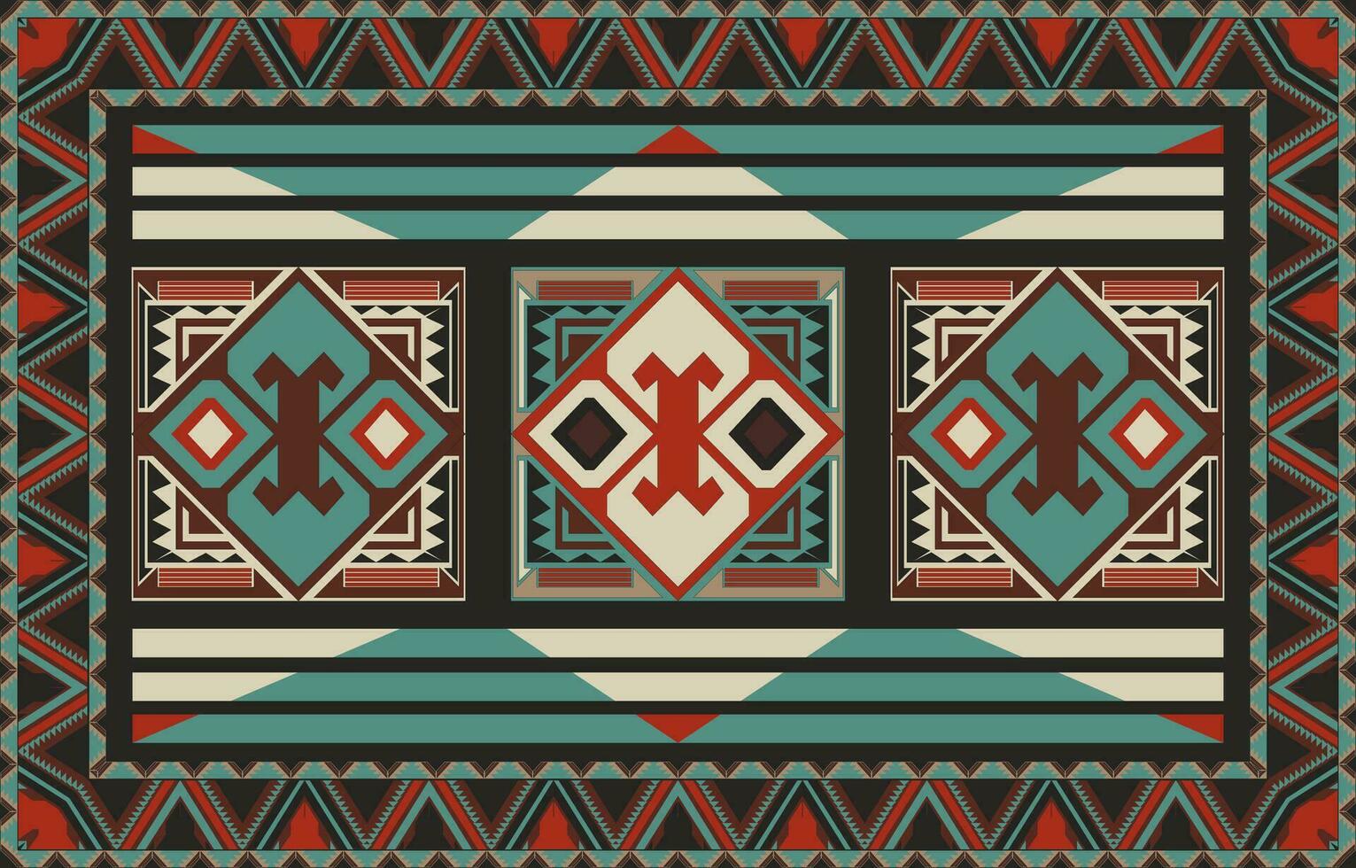 Traditional carpet, indigenous people, symbol of S-shape, belief of dragons Luxurious carpets. Persian Rug Patterns, Motifs, Colors, And Layout vector