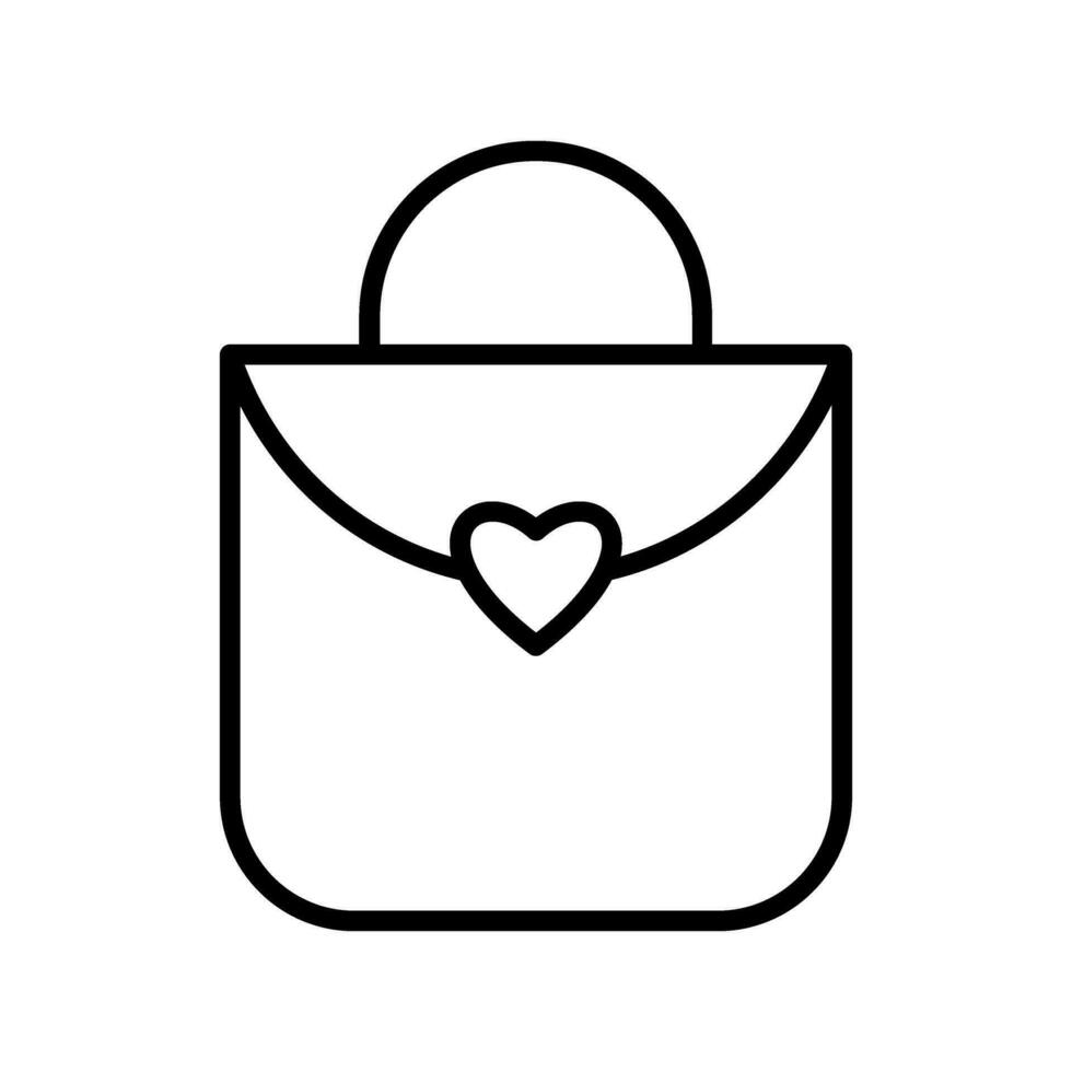 Purse Vector icon