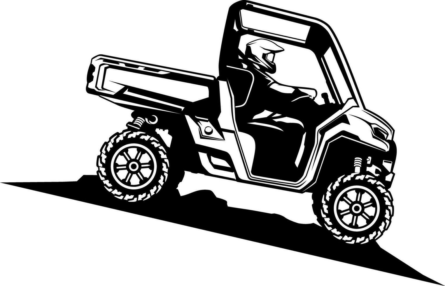 utv logo design vector art