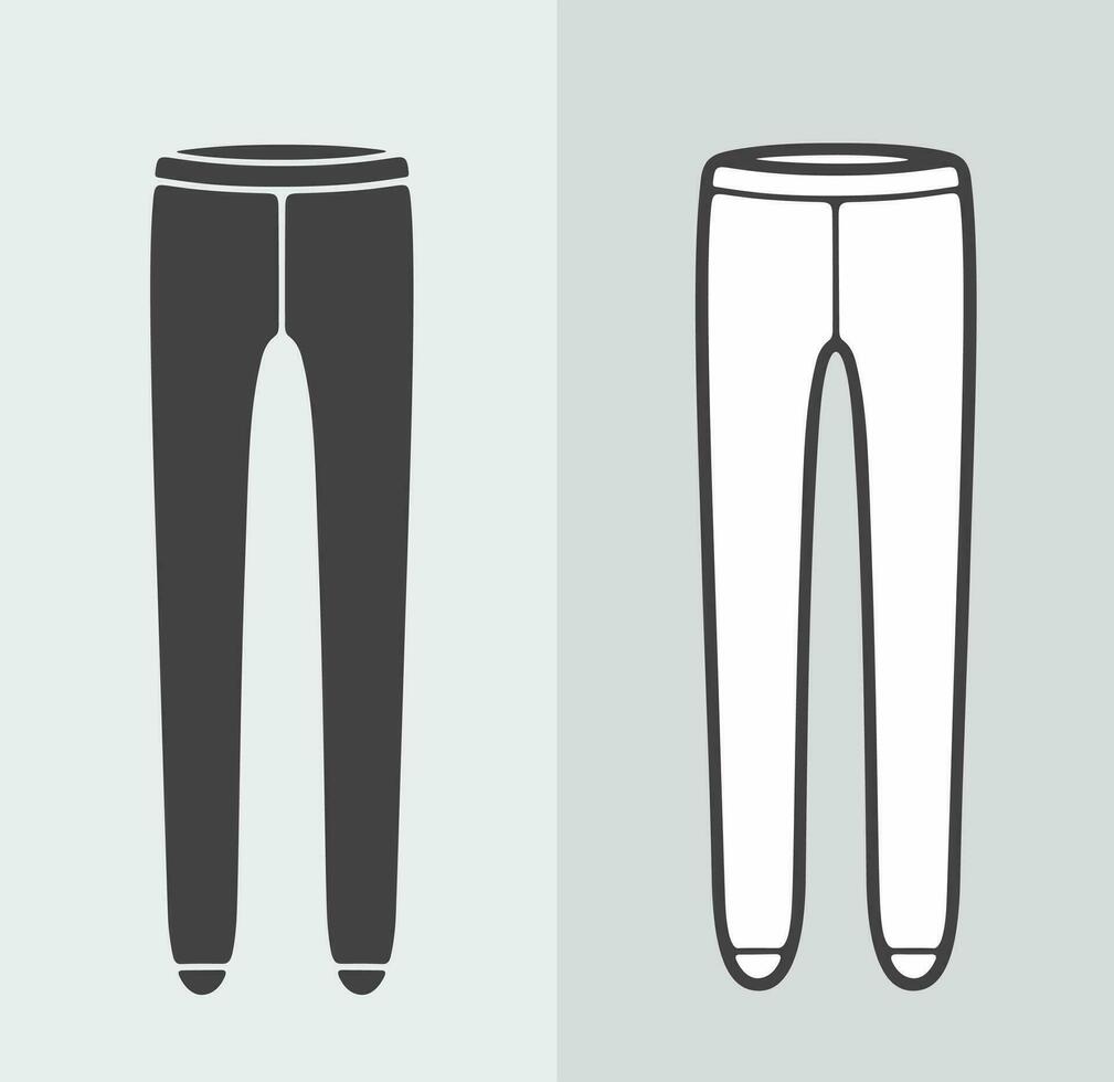 Women's tights icon on a background. Vector illustration.