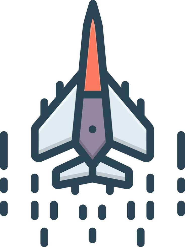 color icon for sortie vector