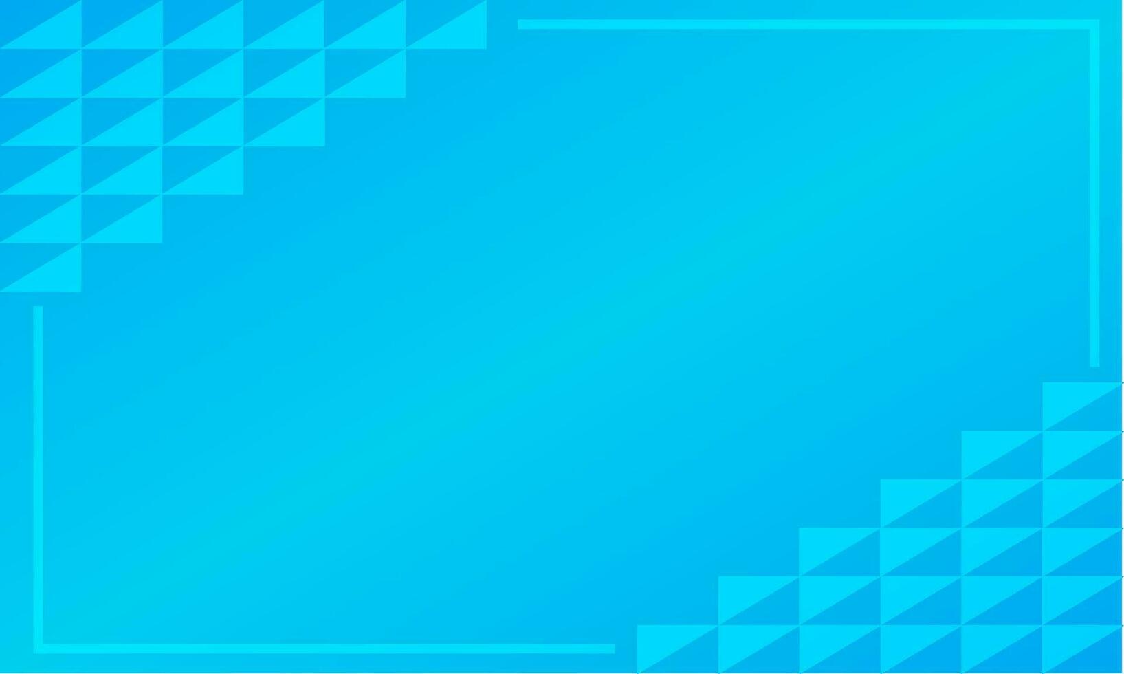 blue geometric background with triangles vector