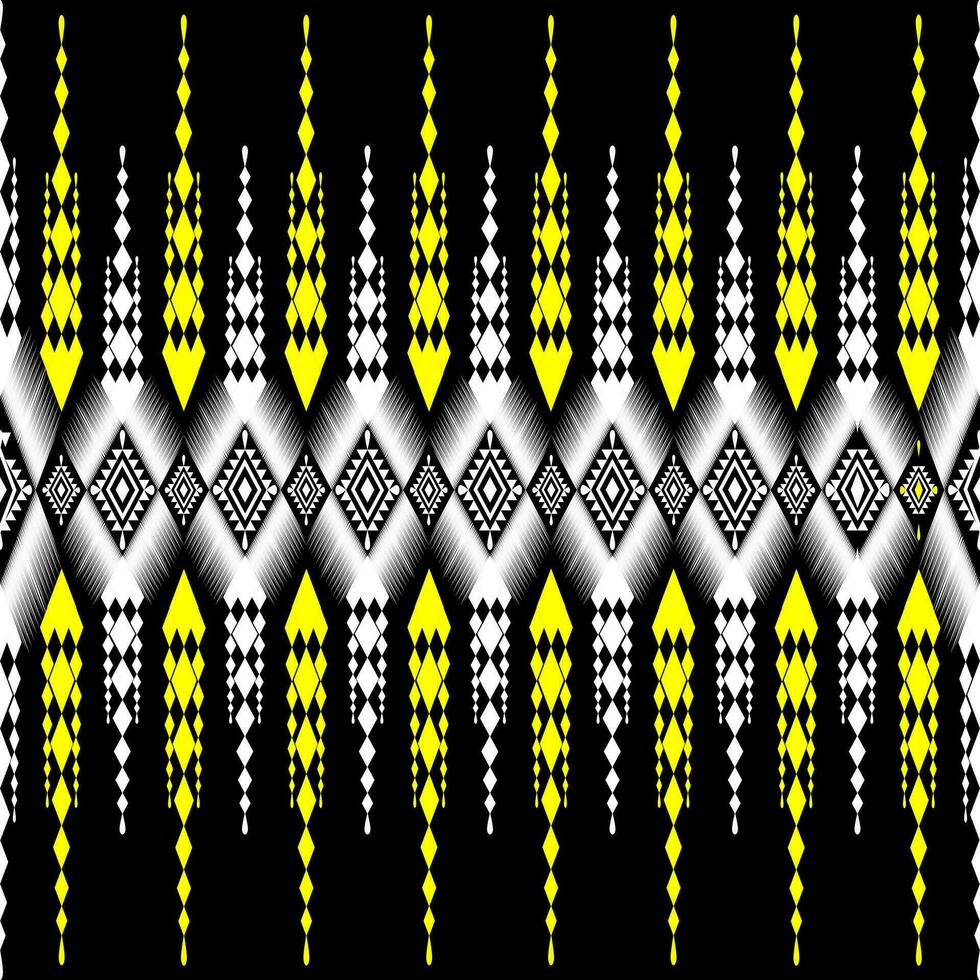 Geometric ethnic pattern traditional Design for background, carpet, wallpaper, clothing, wrapping, Batik, fabric vector