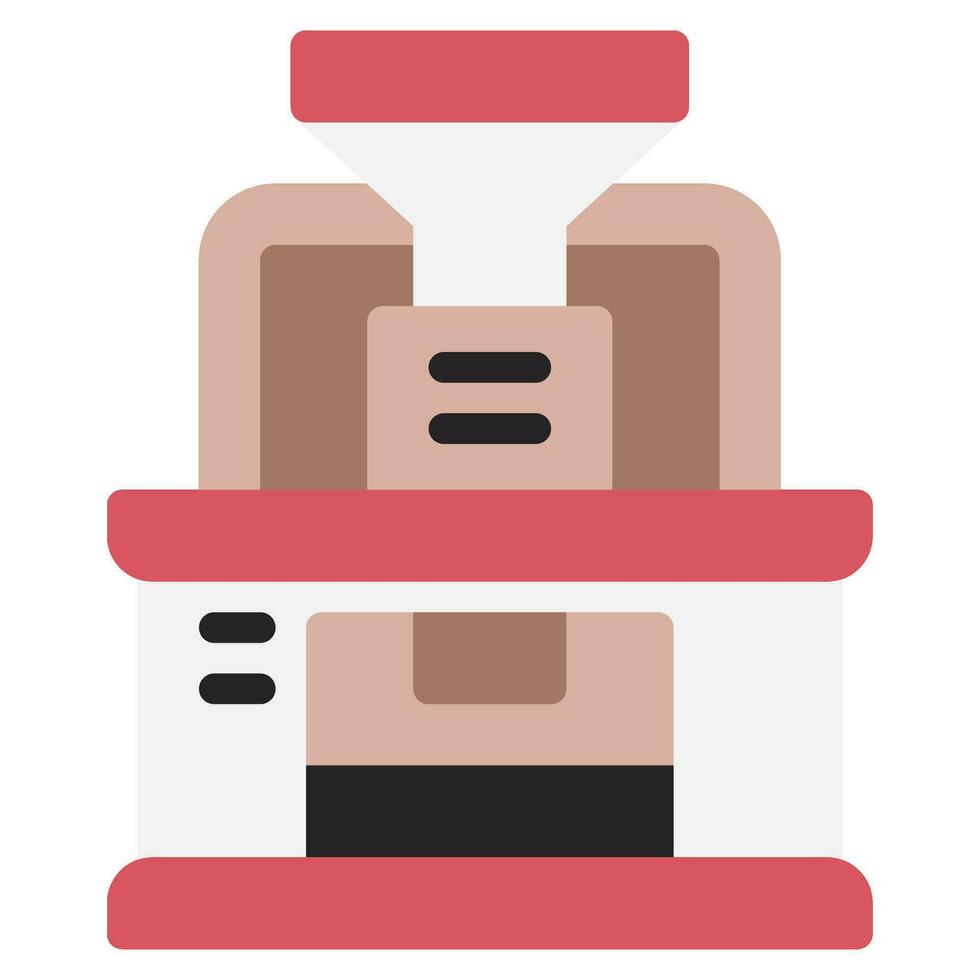 Coffee Roaster Icon Illustration, for UIUX, infographic, etc vector