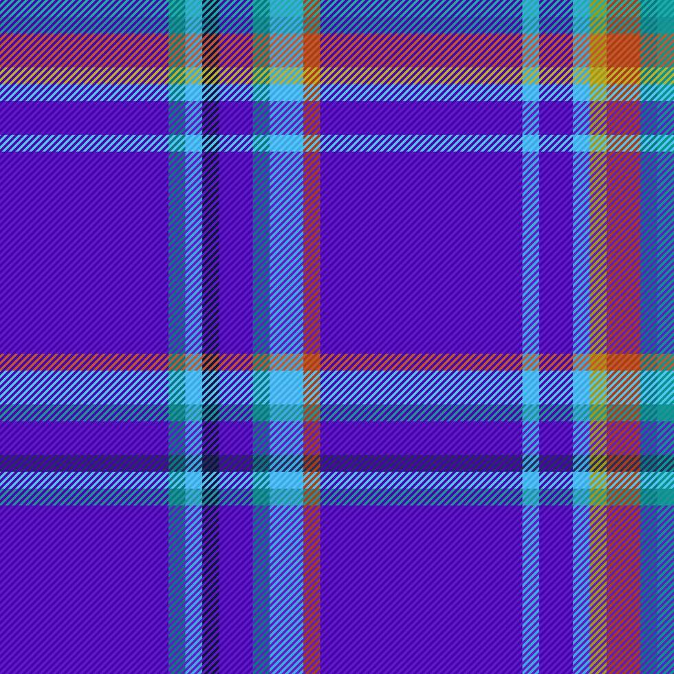 Fabric vector check of textile tartan texture with a seamless plaid pattern background.