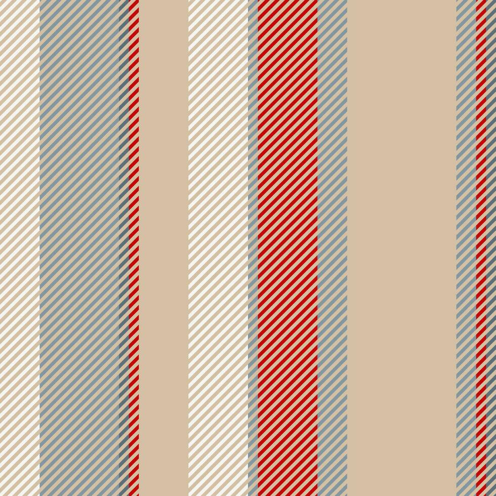 Stripes vector seamless pattern. Striped background of colorful lines. Print for interior design, fabric.